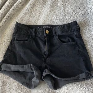 Black American Eagle Shorts